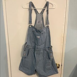 Levi's Classic Blue Denim Overalls